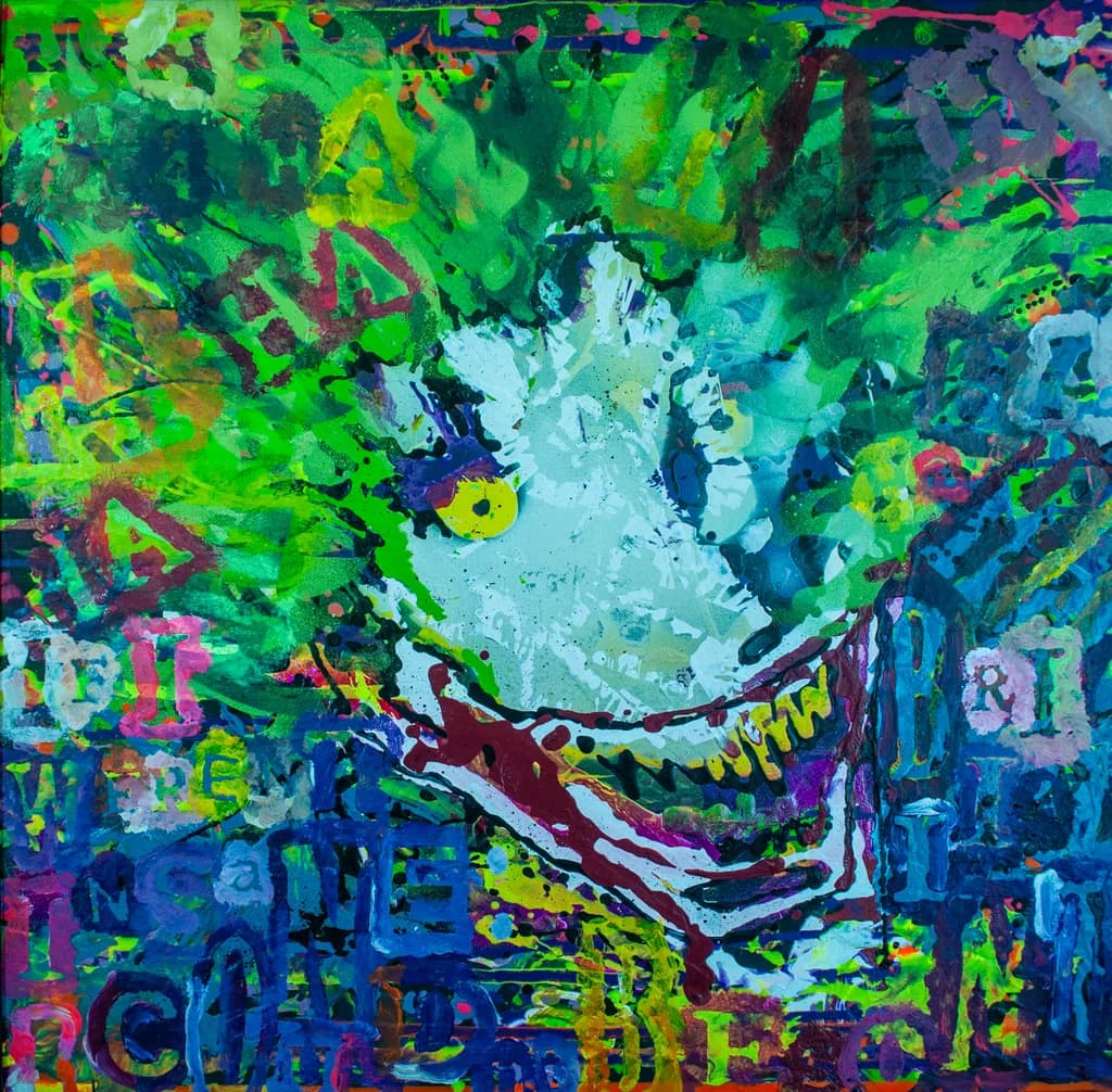 Vibrant Chaos: The Insanity of Colorful Expression