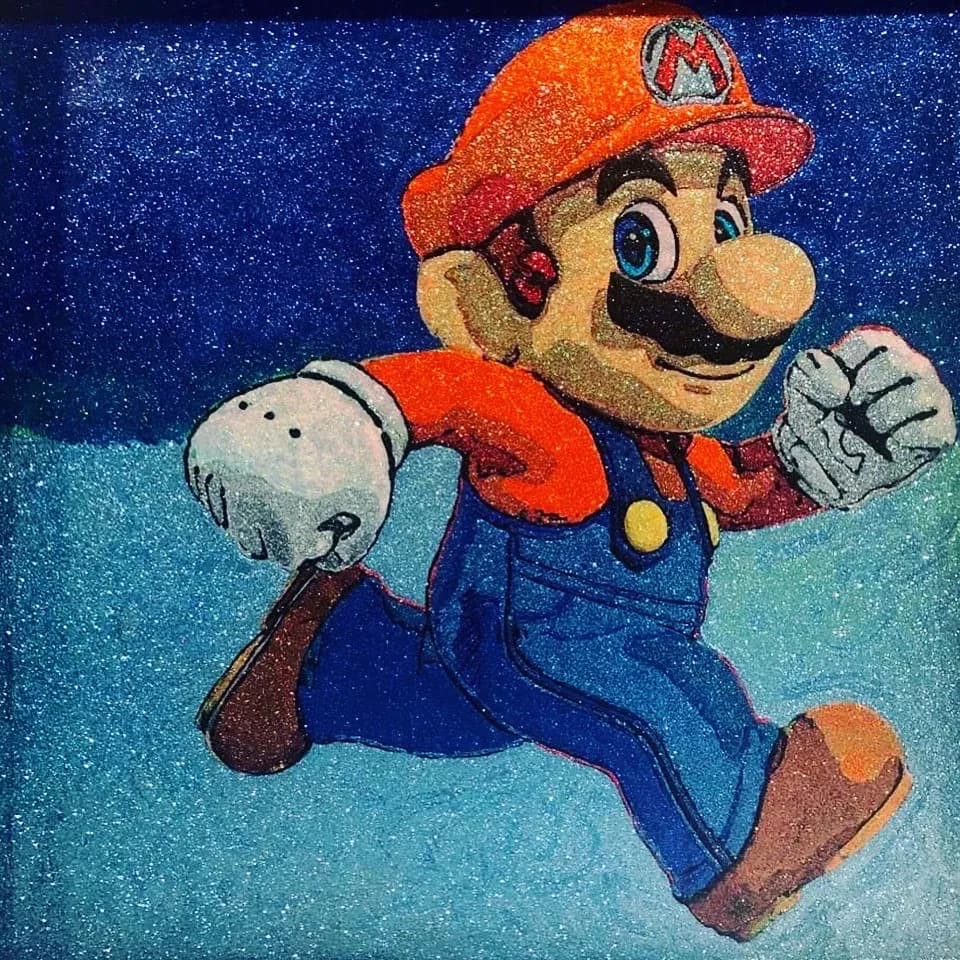 Mario's Sparkling Adventure: A Glittering Tribute to the Iconic Hero