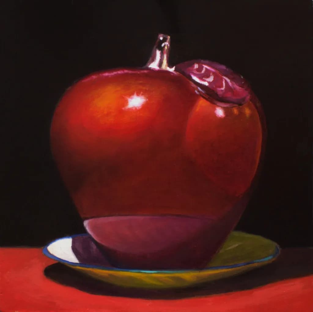 Radiant Red: A Still Life of Temptation and Elegance