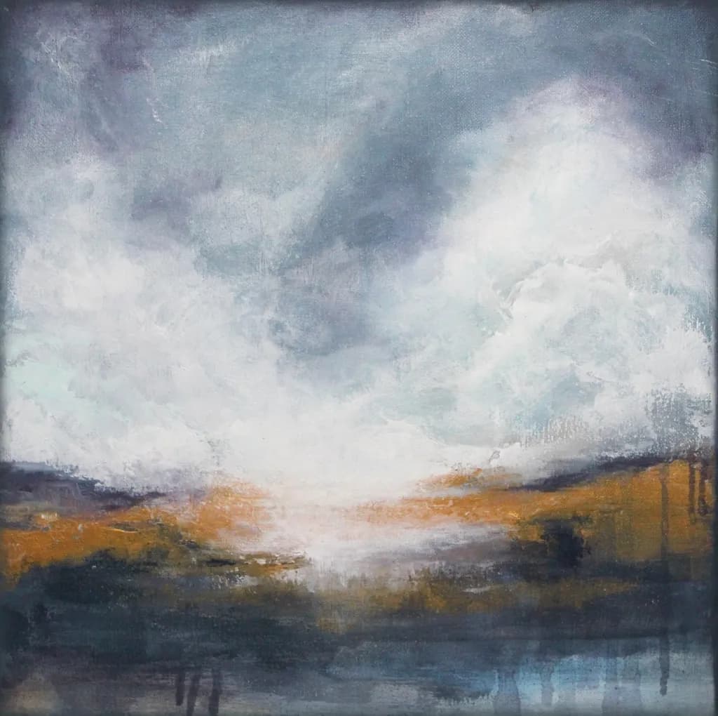 Whispers of Dawn: A Serene Landscape in Soft Hues