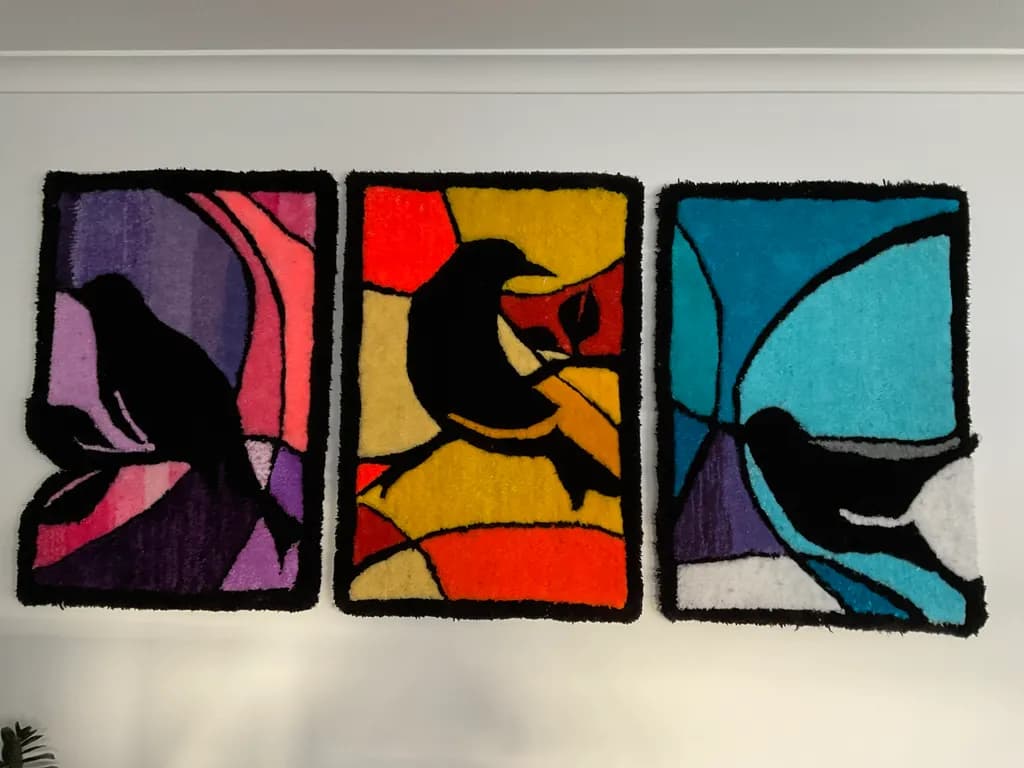 Birds - Tufting rug