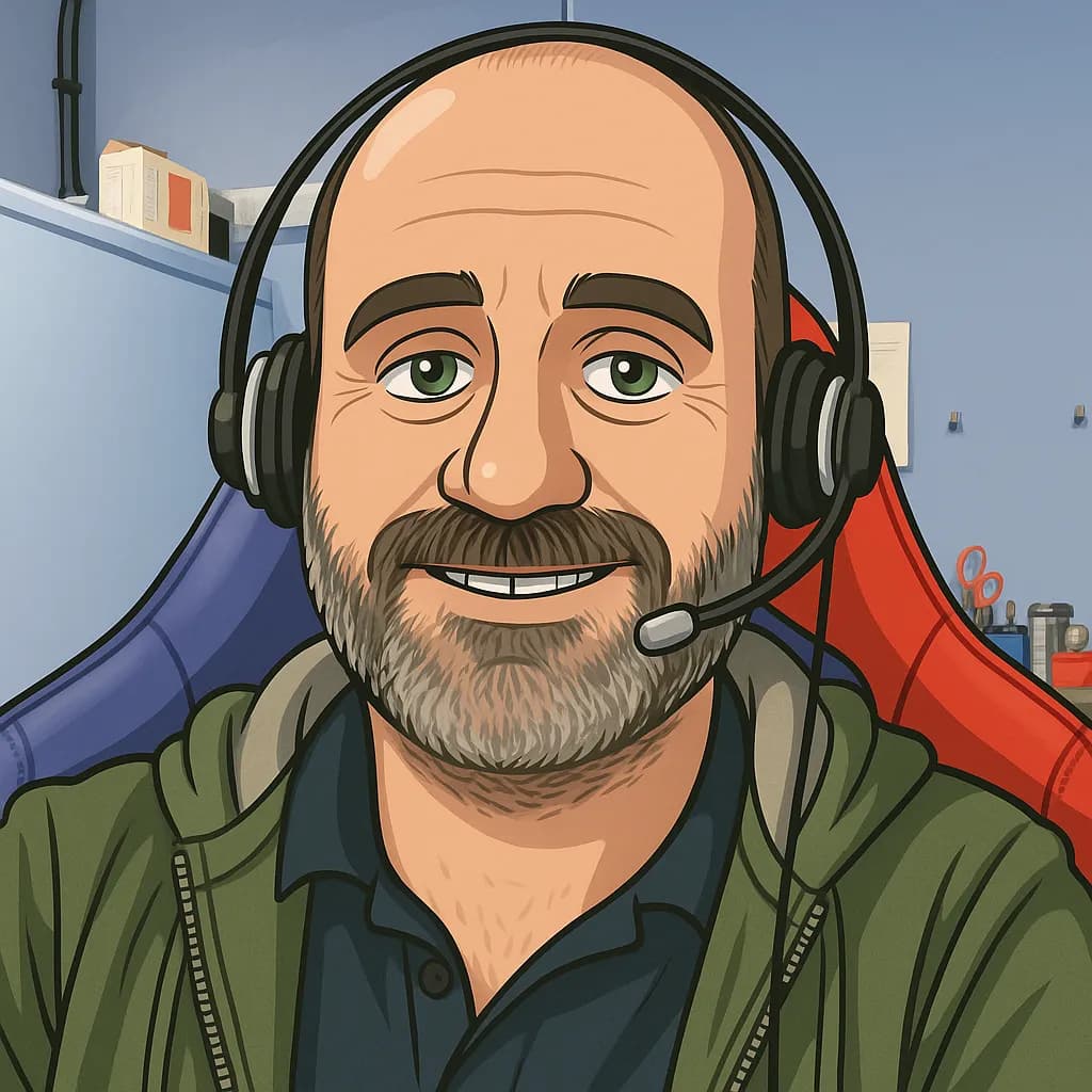 Friendly Vibes: A Cartoon Portrait of Connection and Joy