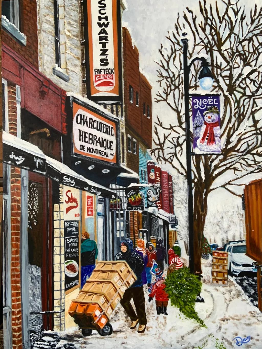 Winter Streetside Delivery