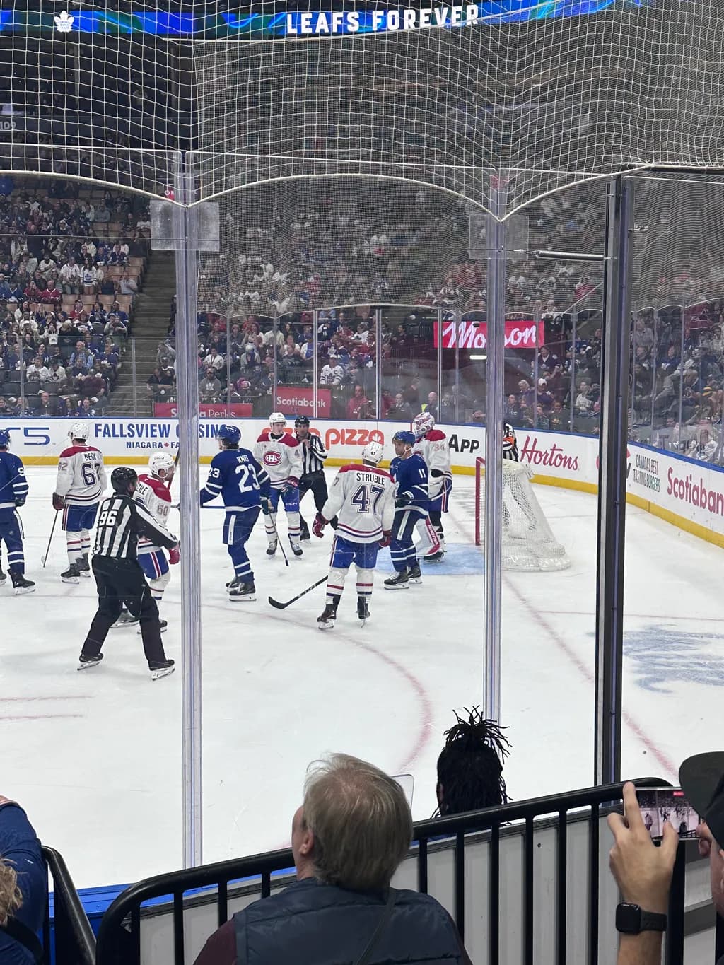 Hockey Goal Action