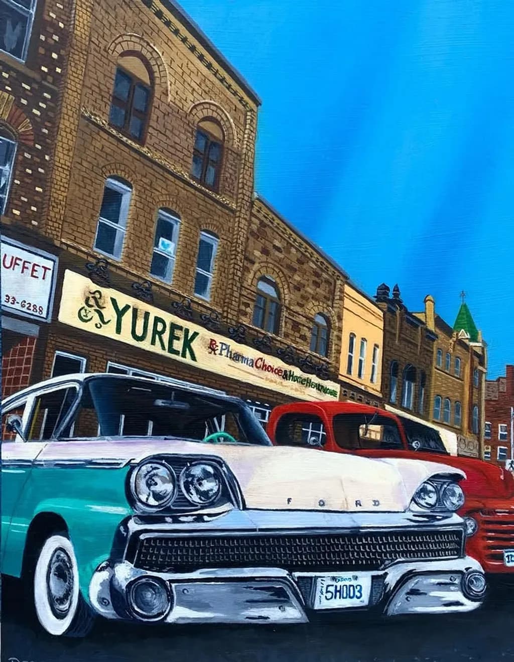 Classic Car Scene