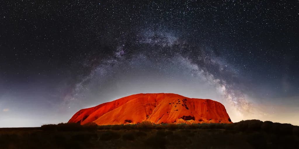 Uluru Milky Way