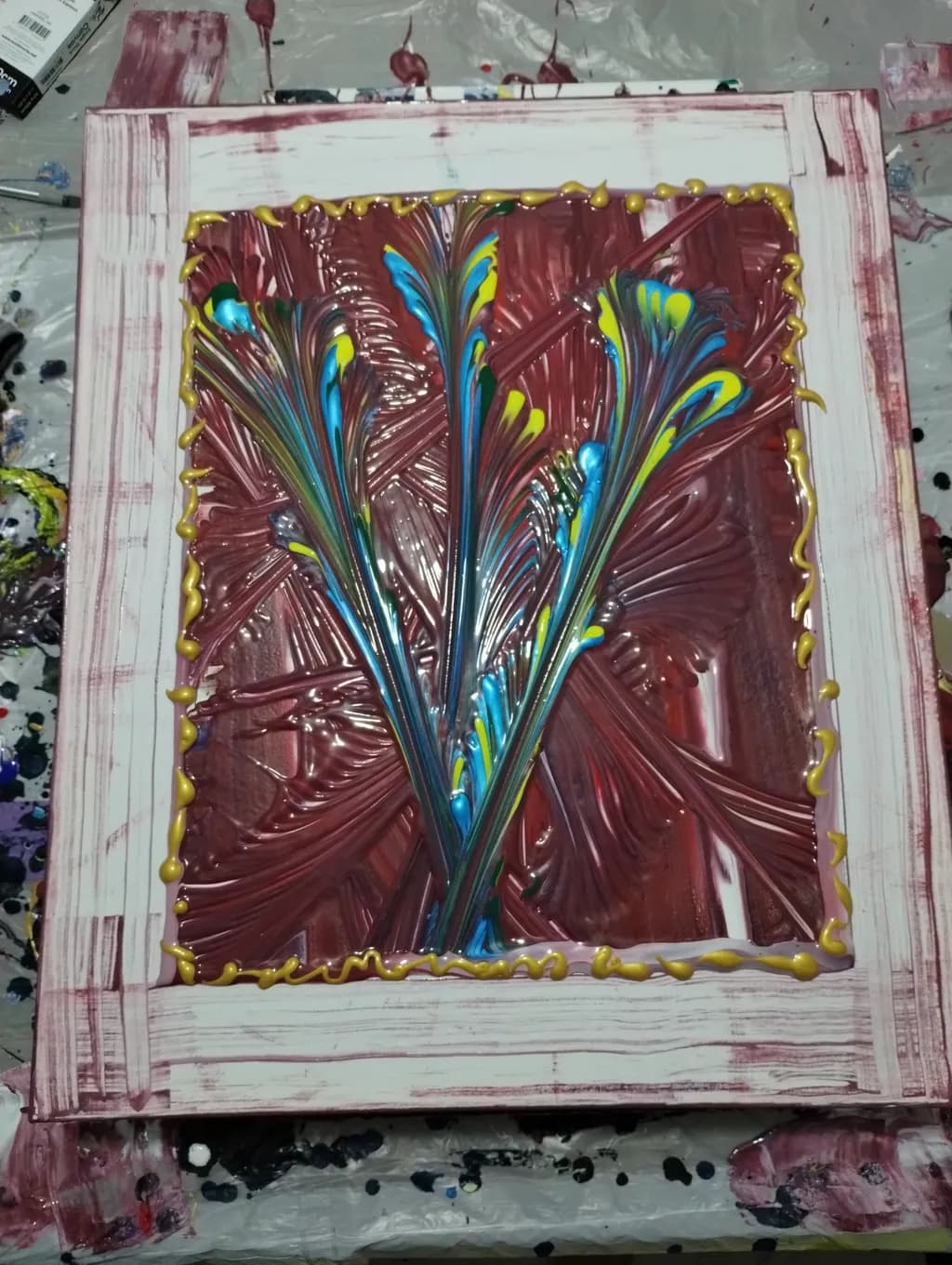 Vibrant Whispers: A Dance of Color and Texture in Abstract Art