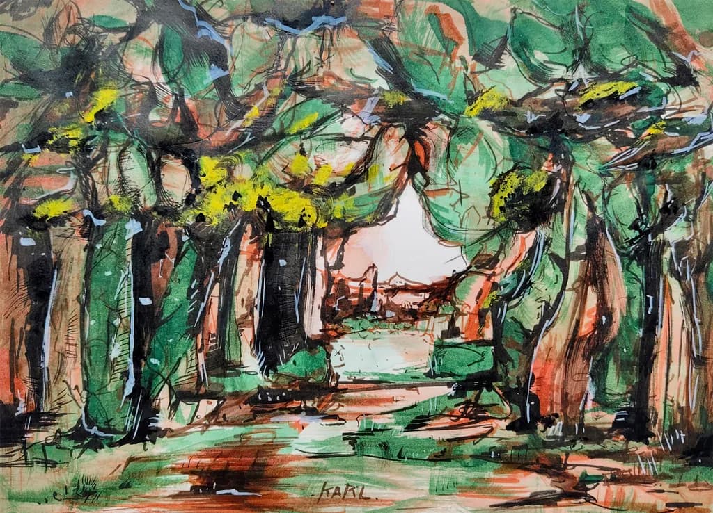 Whispers of the Forest: A Colorful Journey Through Nature's Embrace