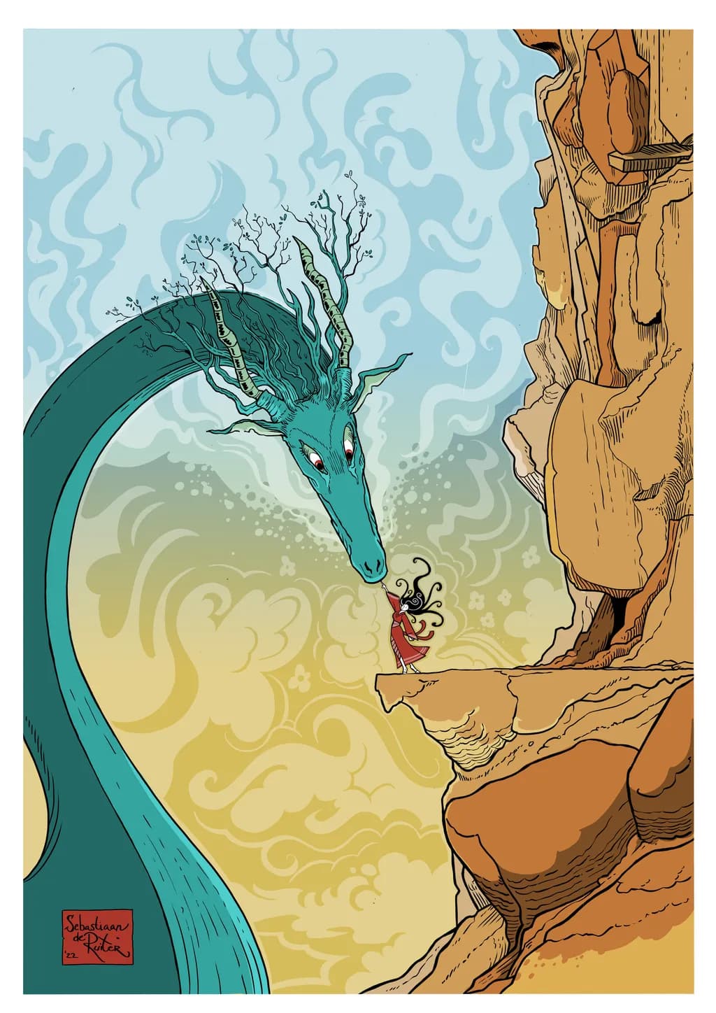 Whispers of the Celestial Dragon: A Dance Between Nature and Spirit
