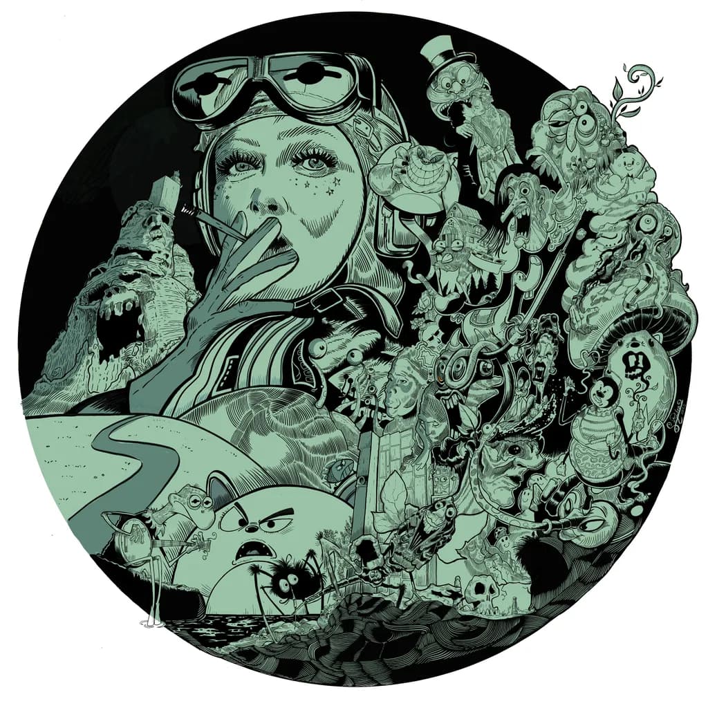 Whimsical Chaos: A Surreal Journey Through Characters and Creatures