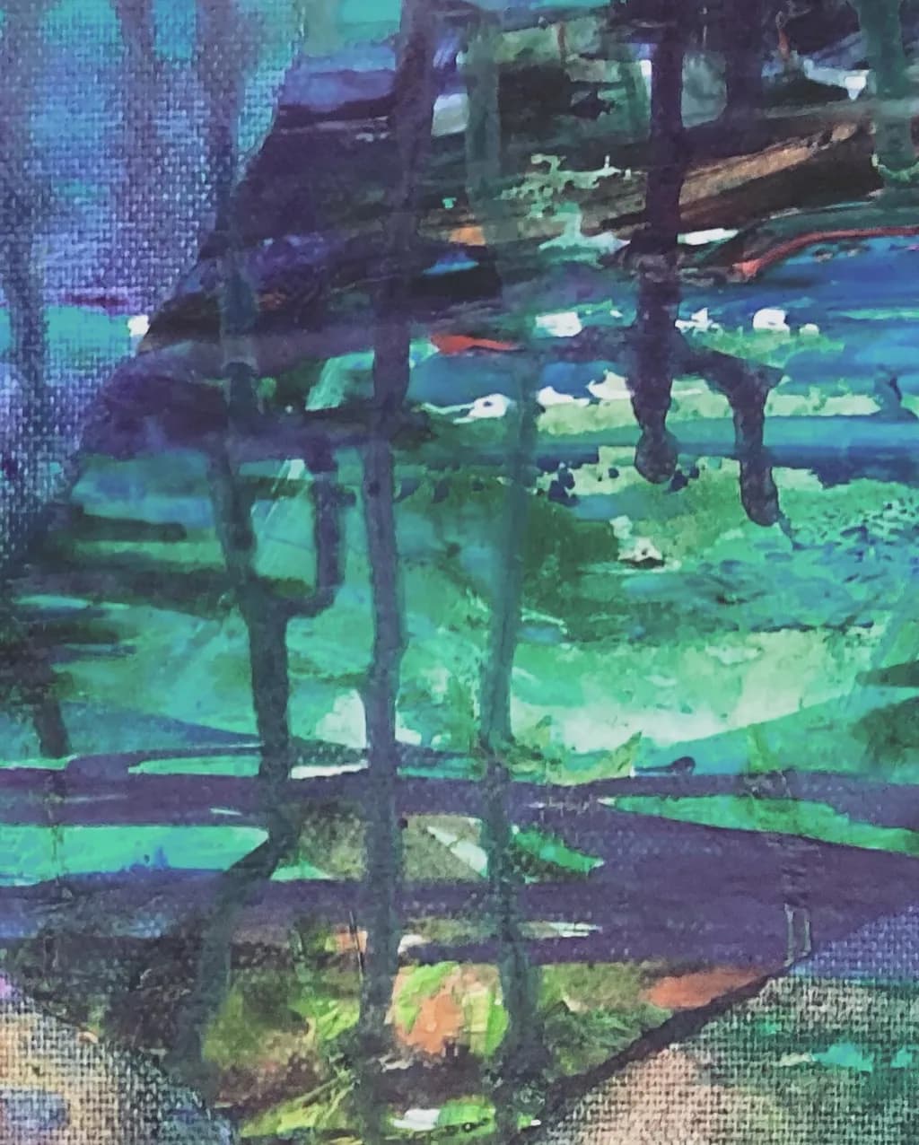 Abstract Green Composition