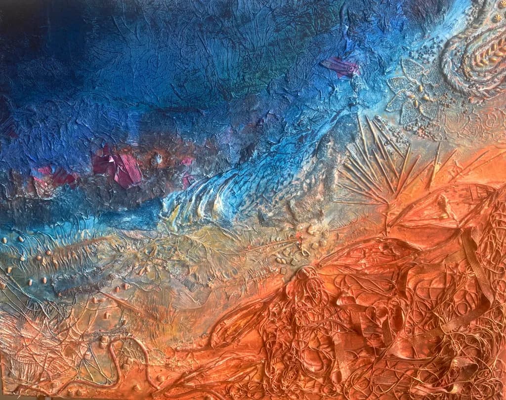 Textured Ocean Horizon