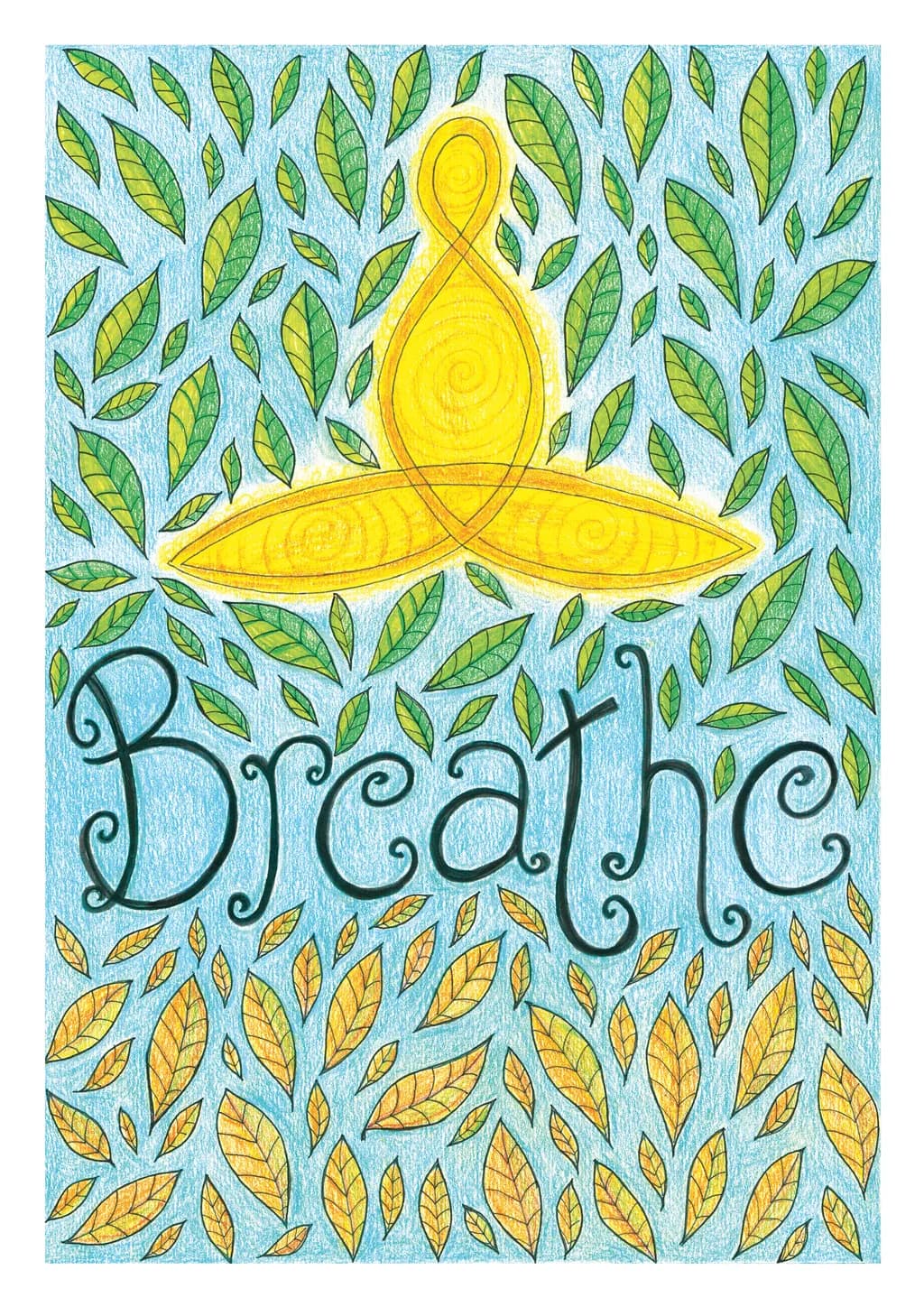 Serenity in Nature: A Meditative Journey Through Breath and Leaves