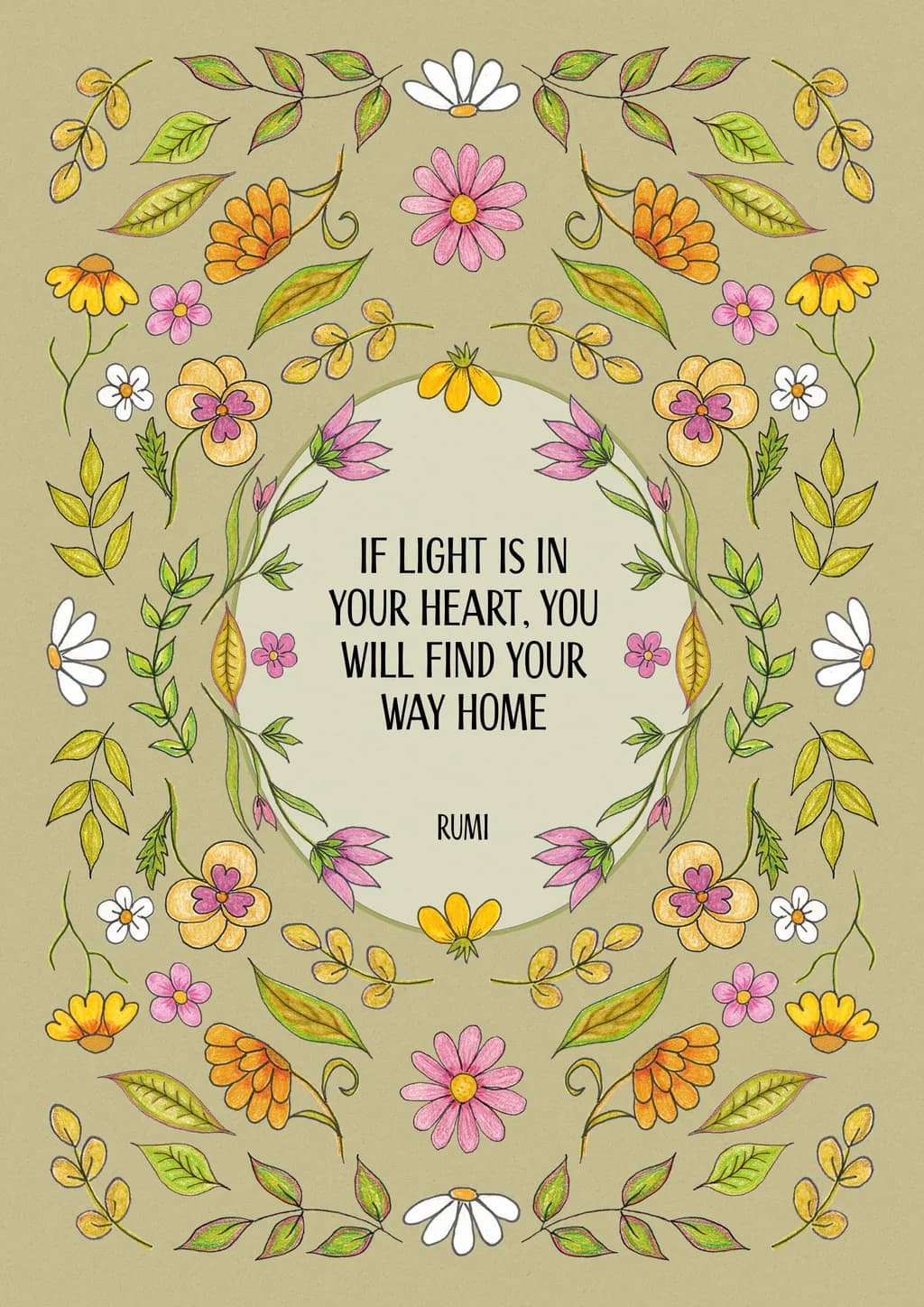 Whispers of Light: A Floral Journey to the Heart's Home