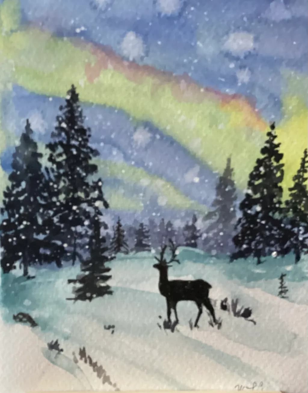 Aurora Forest Deer