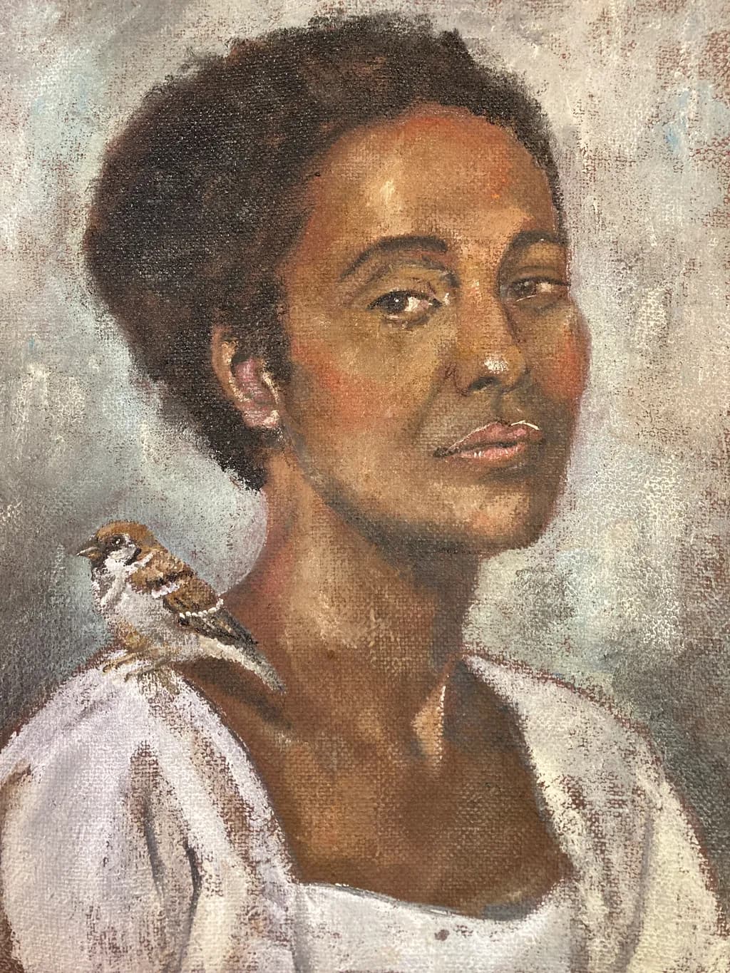 Portrait with Sparrow