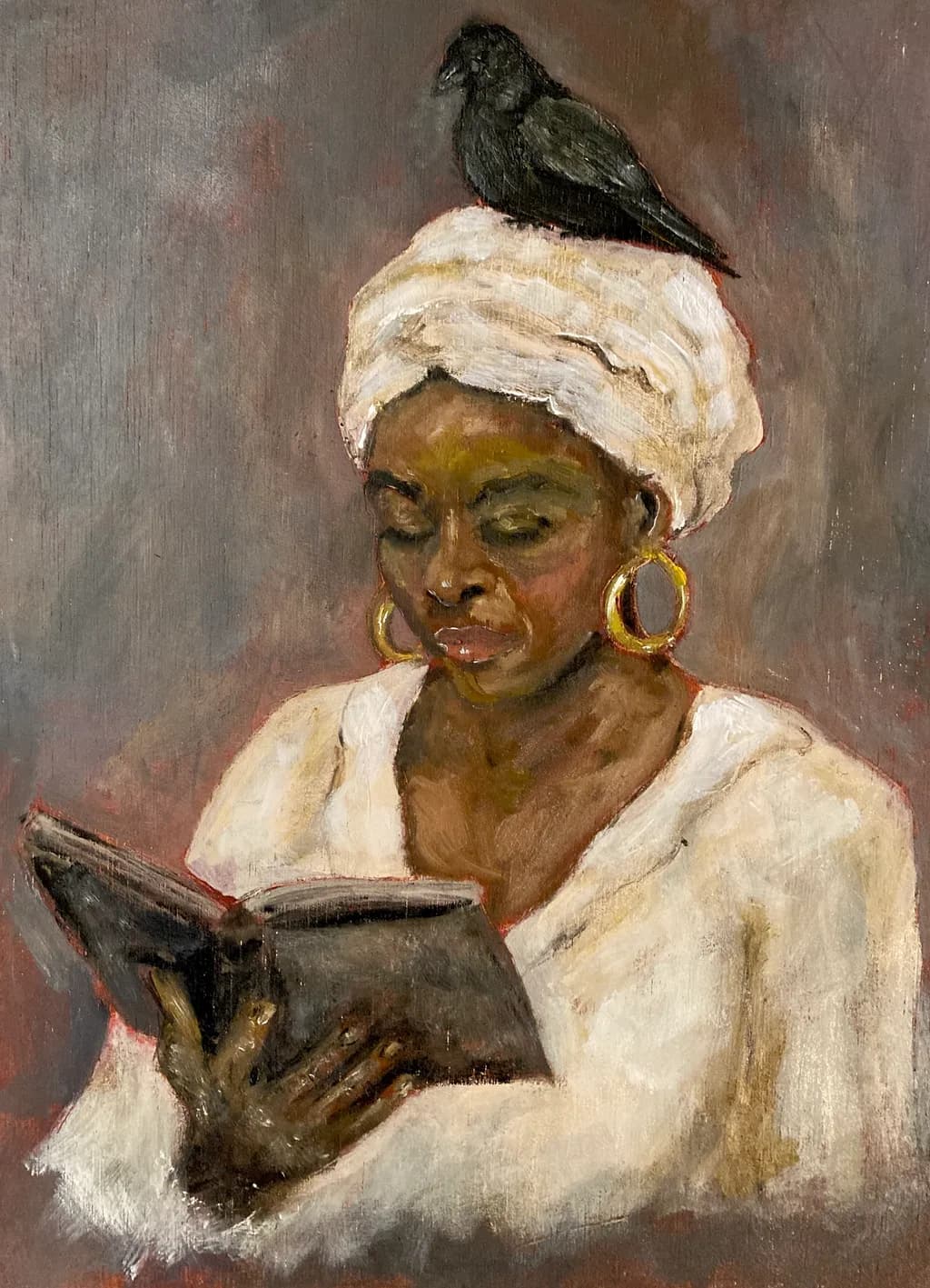 Reading with Crow