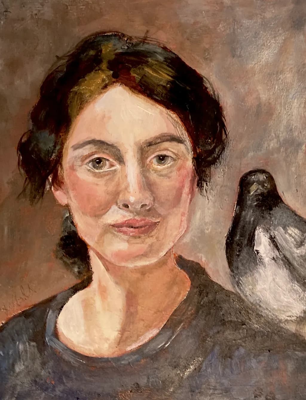 Woman with Bird