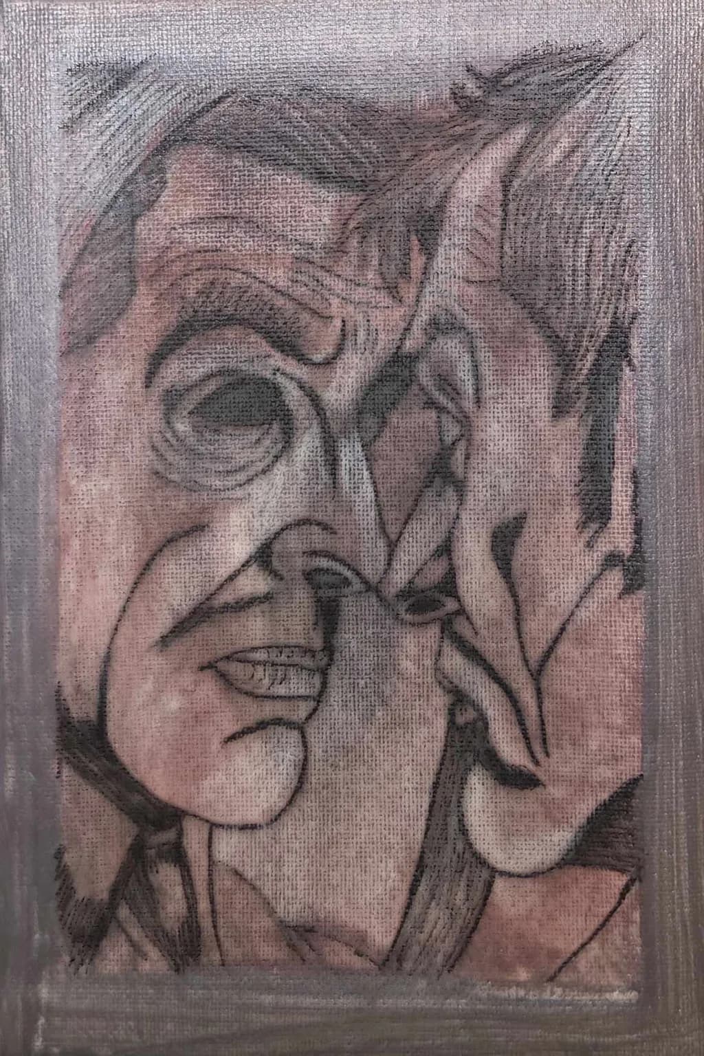 Faces of Emotion: An Abstract Exploration of Contrast and Expression