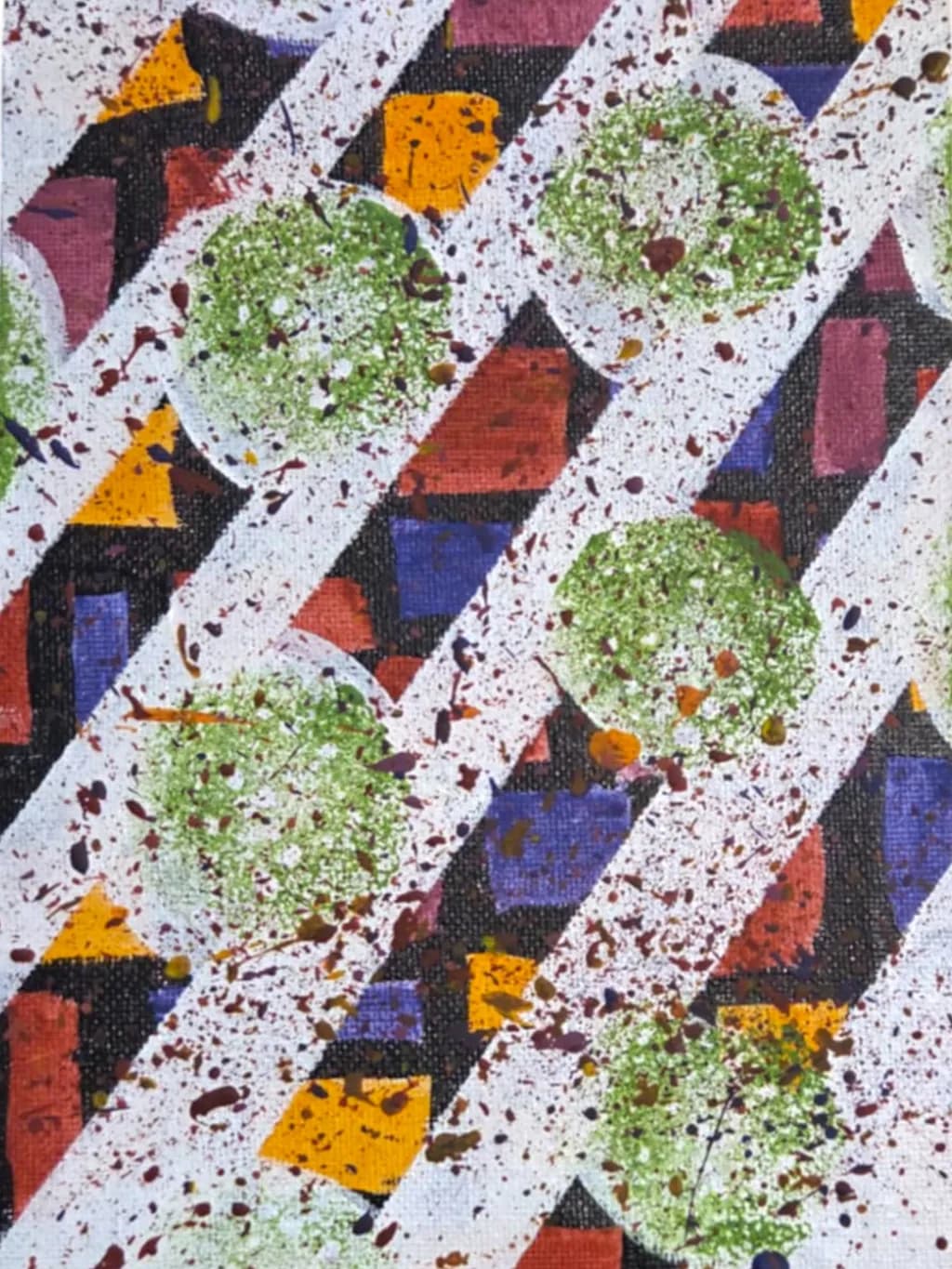 Vibrant Whimsy: A Playful Dance of Color and Form