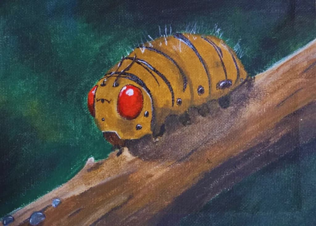 Caterpillar Chronicles: A Colorful Journey Through Nature's Textures