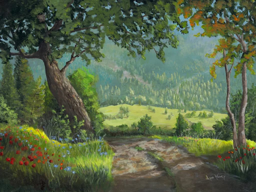 Forest Path Meadow
