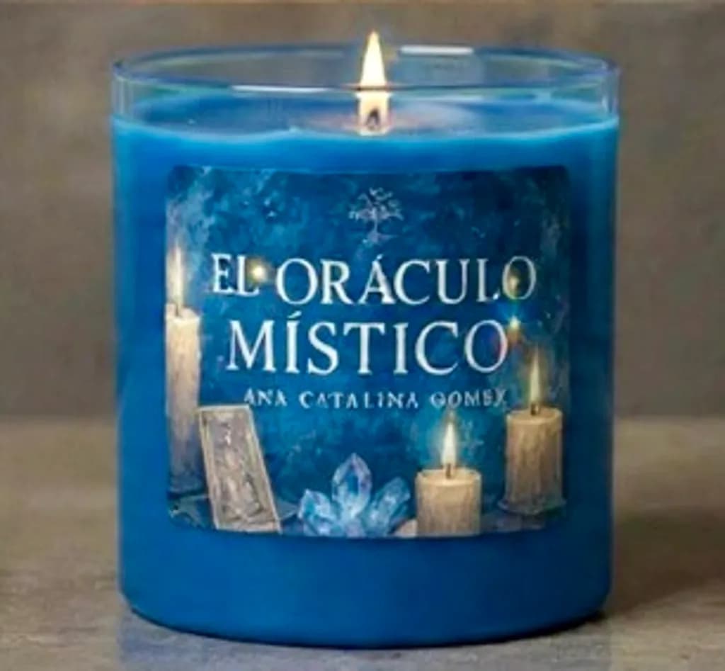 Mystical Blue Candle