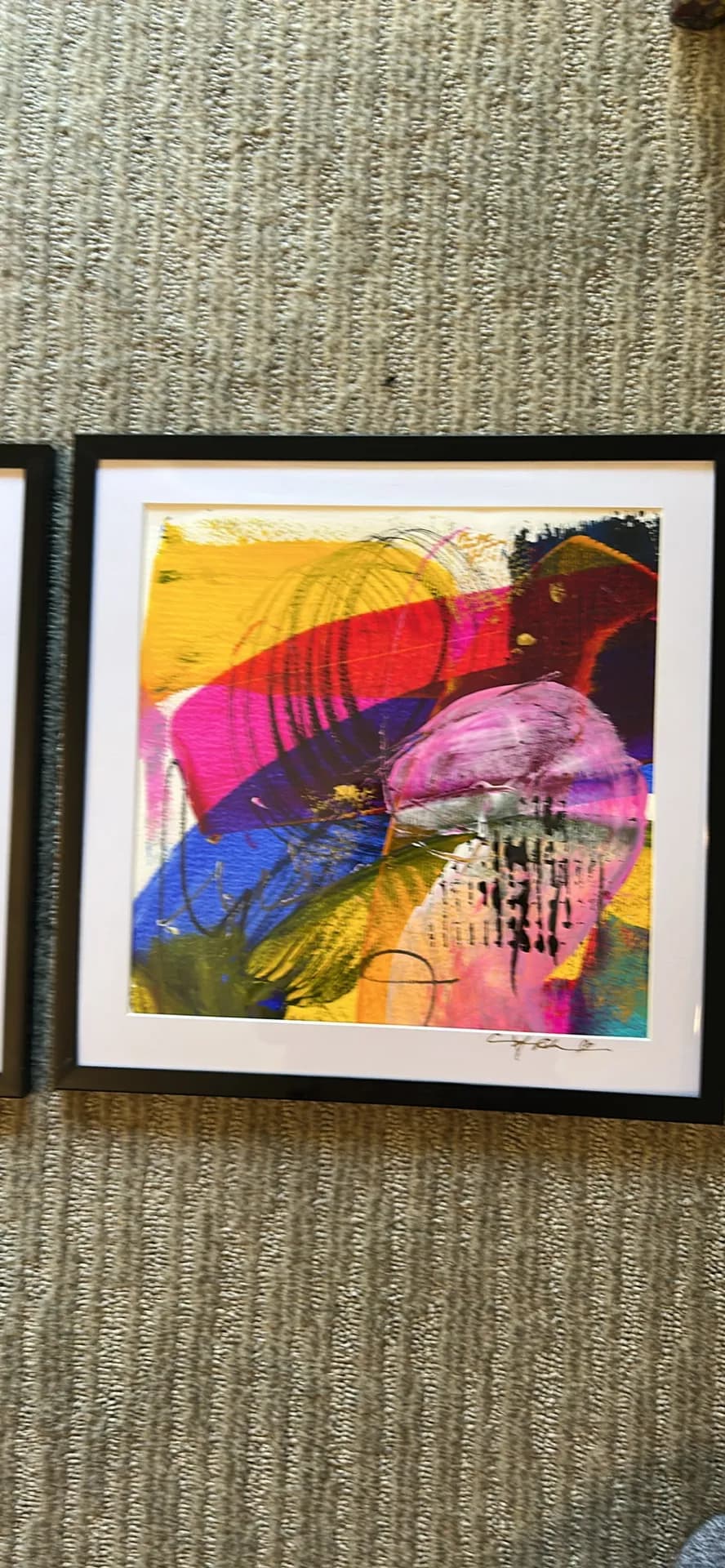 Vibrant Whirlwind: A Dance of Color and Emotion in Abstract Art