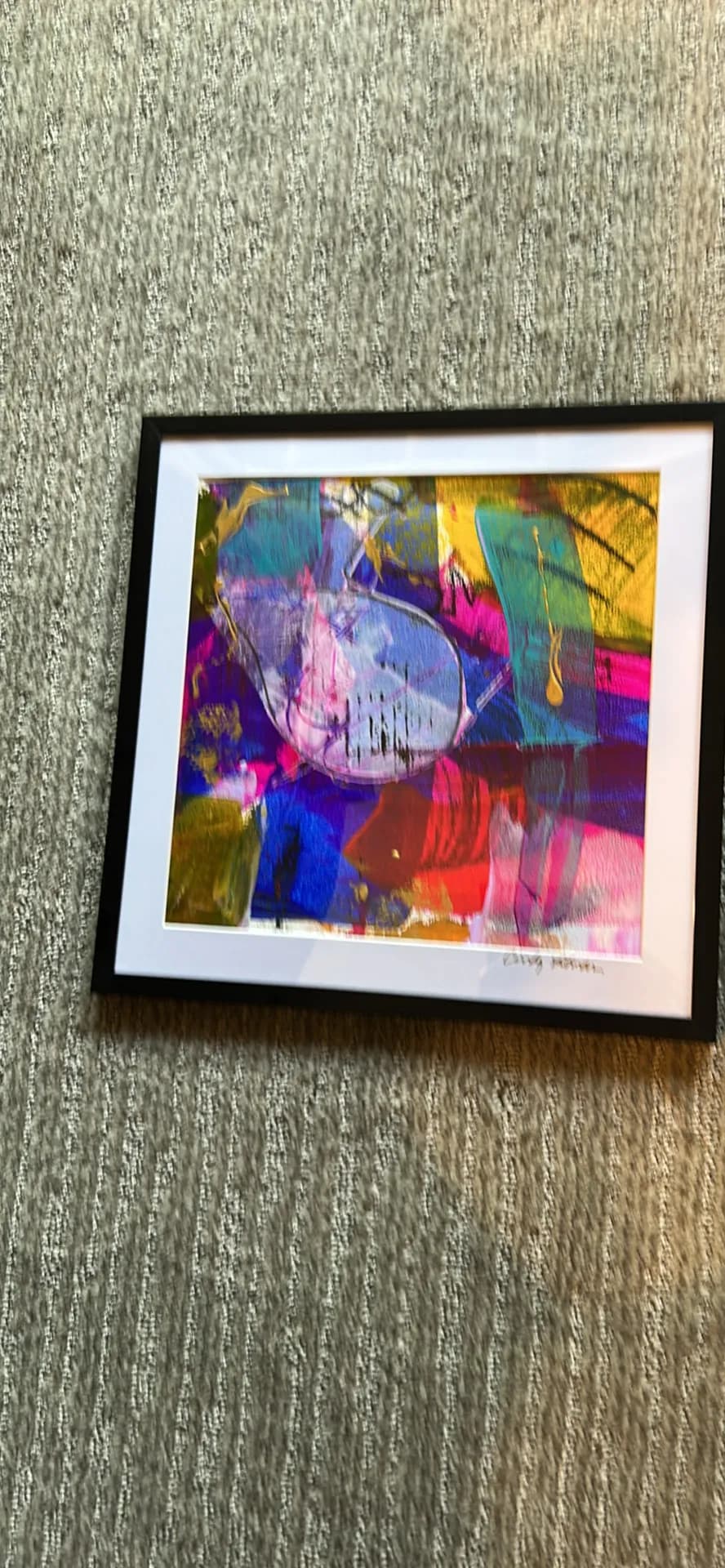 Vibrant Whirl: An Abstract Journey Through Color and Emotion