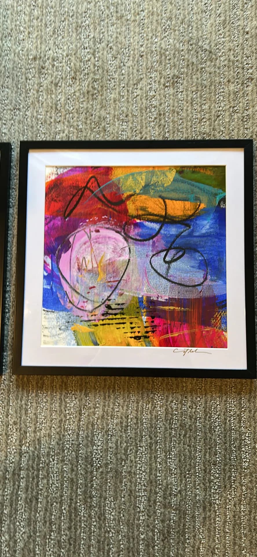 Vibrant Whispers: An Abstract Journey Through Color and Emotion