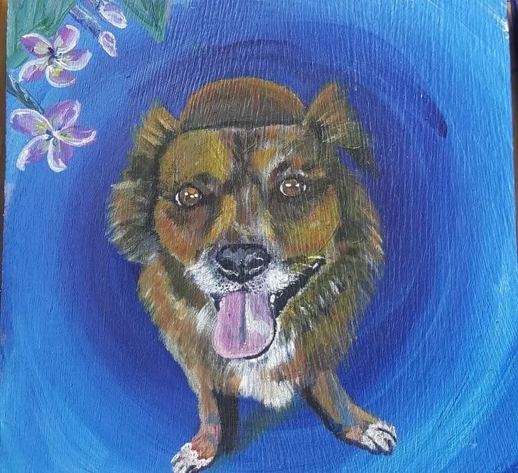 Joyful Canine Companion: A Vibrant Portrait of Loyalty and Love