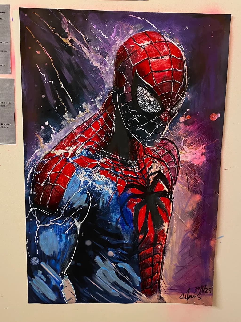 Web-Slinger in Action: A Dynamic Tribute to Spider-Man's Heroic Spirit
