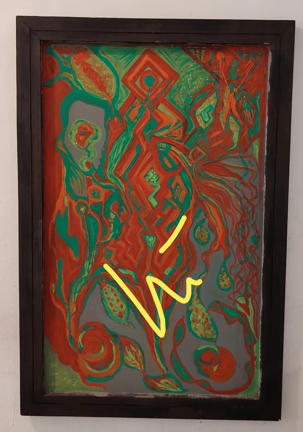 Vibrant Echoes: A Dance of Color and Form in Abstract Expressionism