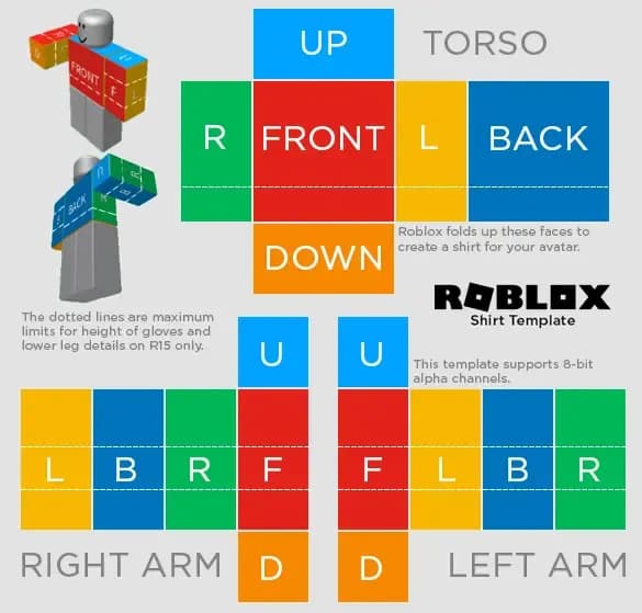 Roblox Avatar Shirt Template: Create Your Unique Style with Customizable Designs