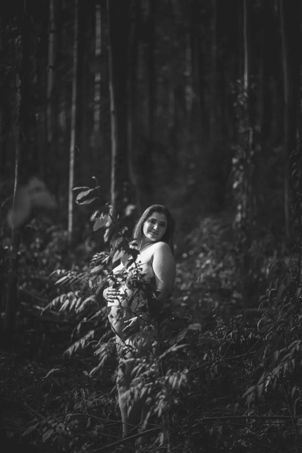 Embracing Nature: A Journey of Motherhood in the Forest's Embrace