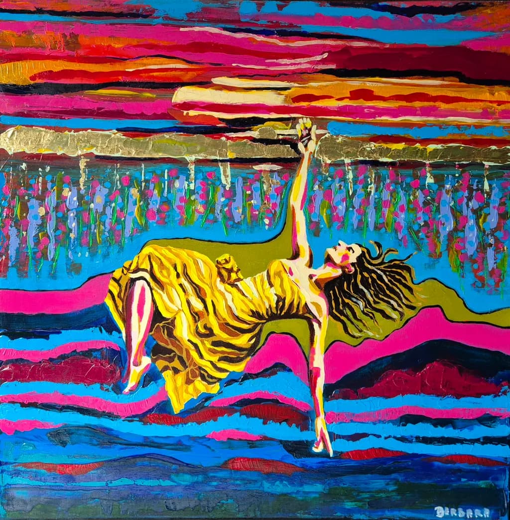 Dancing Figure in Color