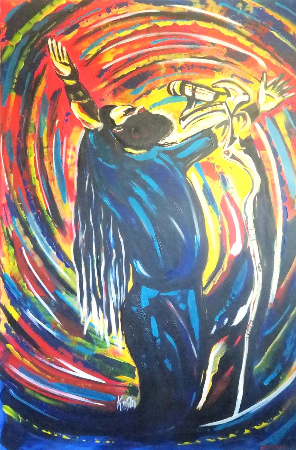 Vibrant Echoes: The Energy of Musical Expression in Motion