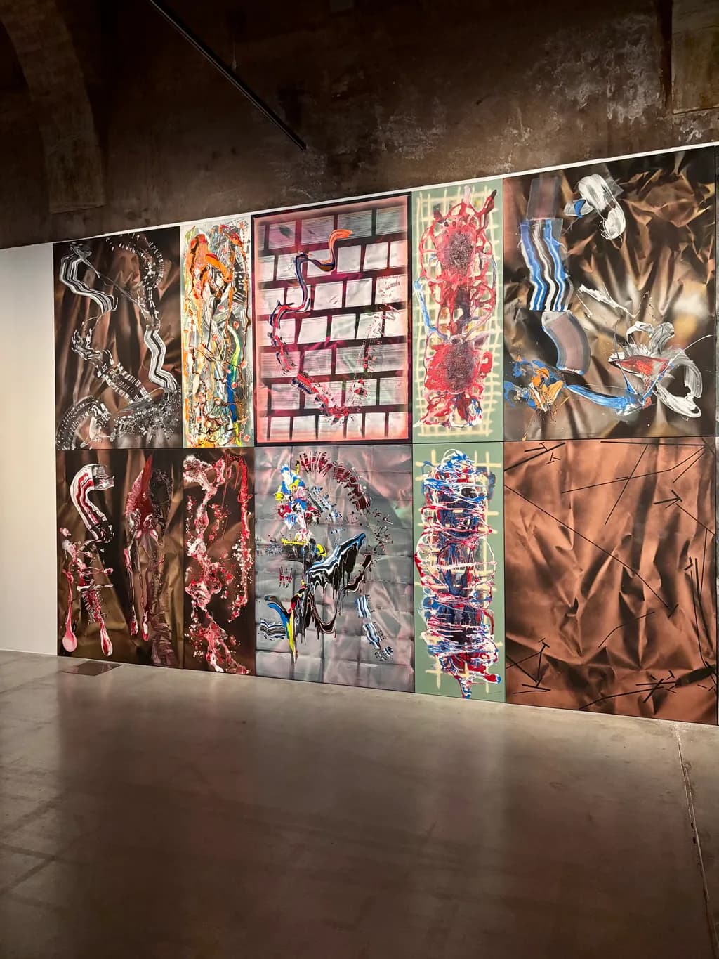 Vibrant Chaos: A Journey Through Abstract Expressionism and Textured Layers