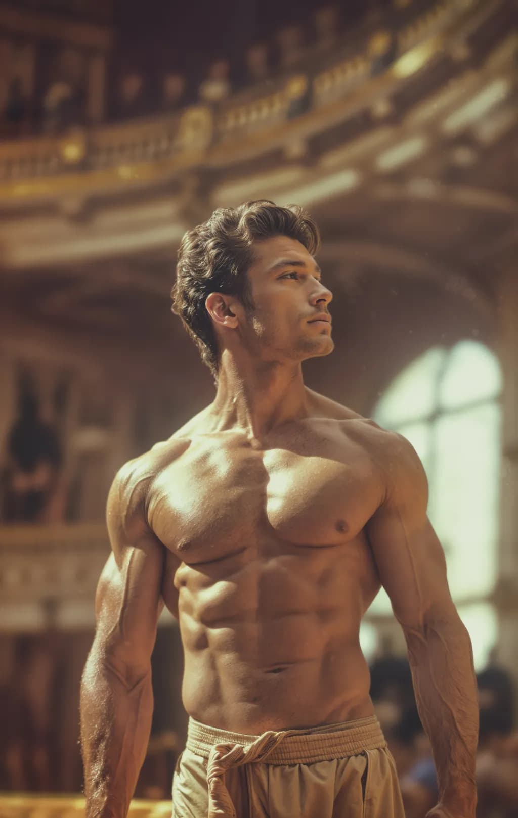 Ethereal Strength: A Portrait of Poise and Power in Motion