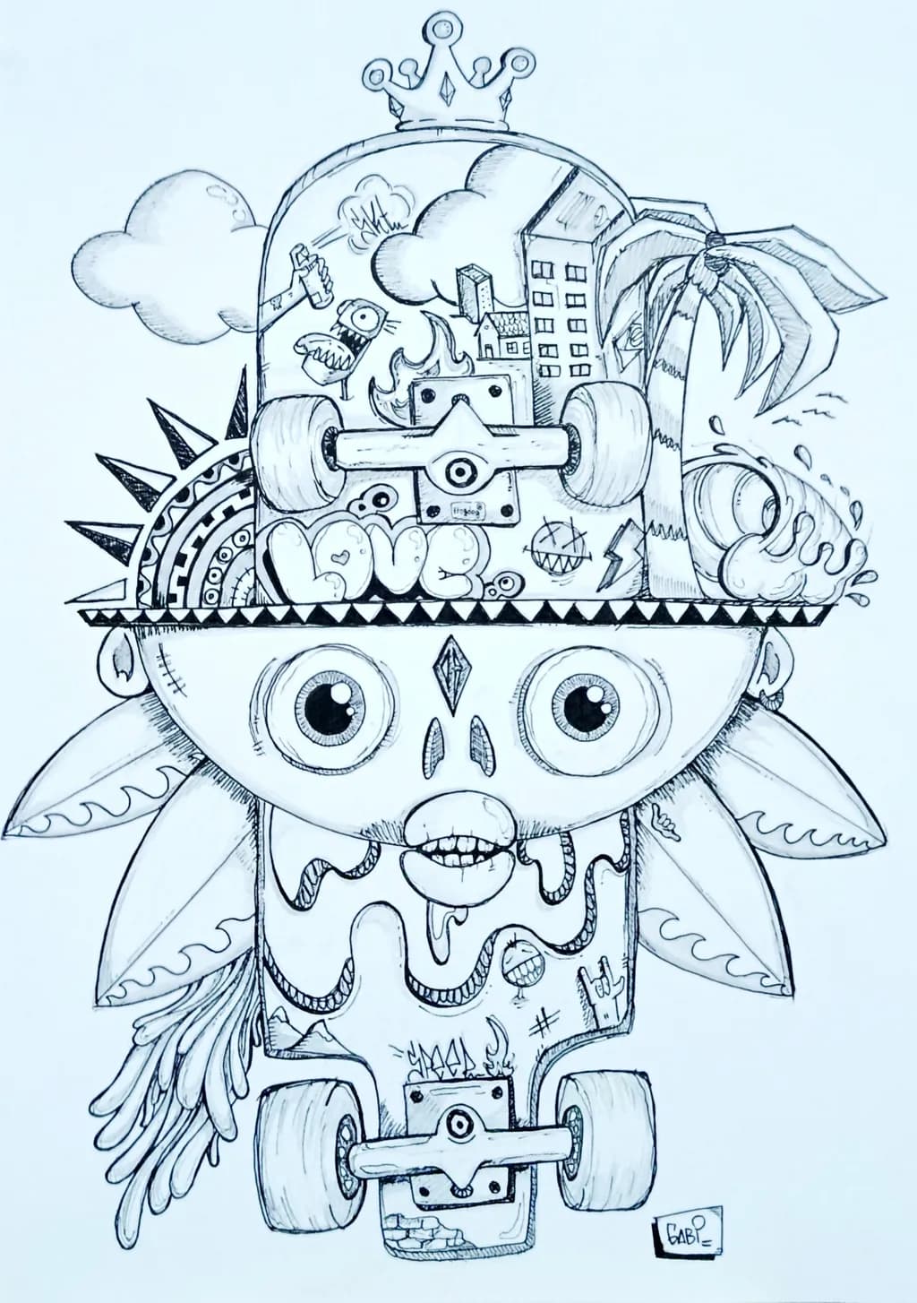 Skateboard Dreams: A Whimsical Journey Through Urban Imagination