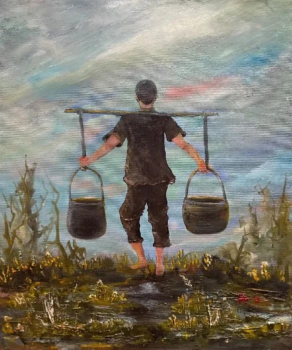 Journey of Solitude: A Labor of Water and Reflection