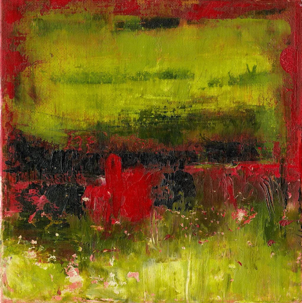 Vibrant Layers of Emotion: An Abstract Journey Through Color and Texture