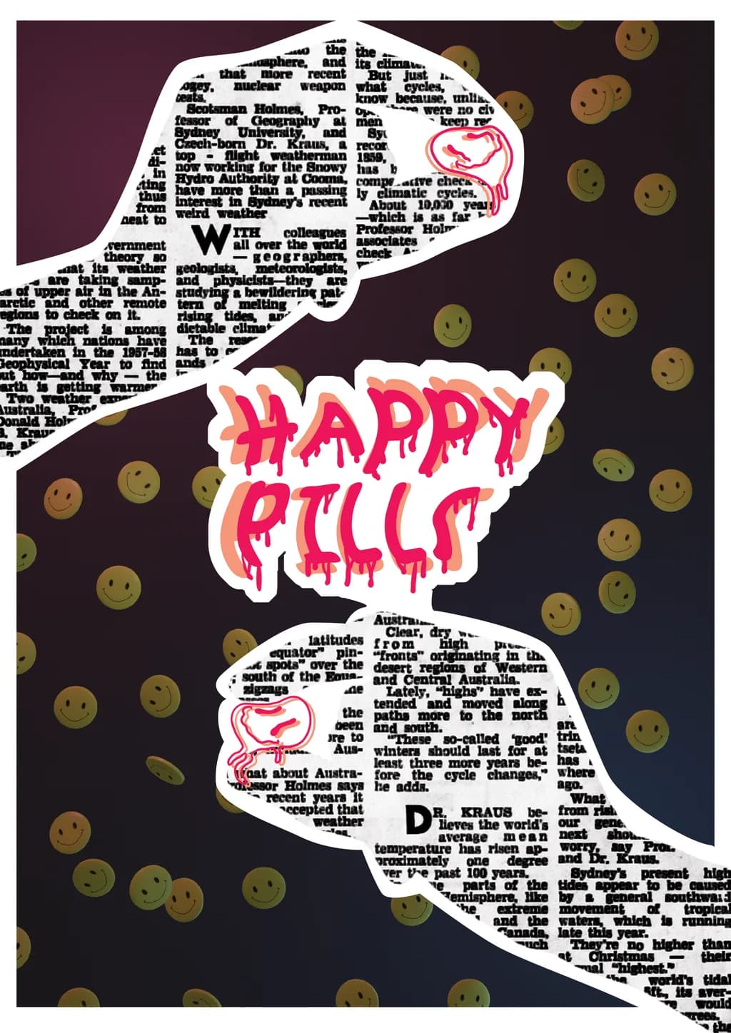 Happy Pills: A Bold Commentary on Modern Happiness and Mental Health