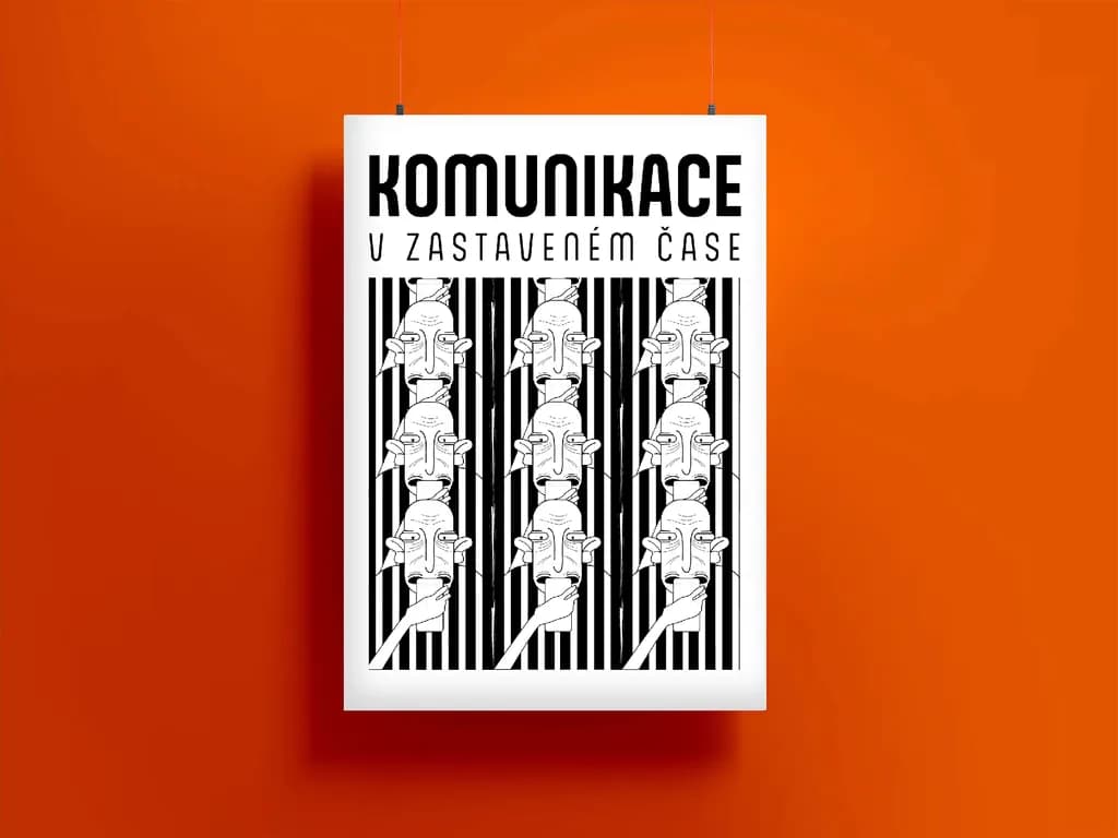 Monochrome Echoes: A Journey Through Time and Communication in Abstract Art
