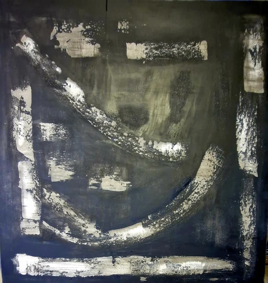 Monochrome Harmony: An Abstract Exploration of Texture and Contrast