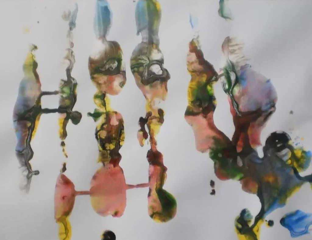 Whispers of Color: An Abstract Journey Through Fluid Forms