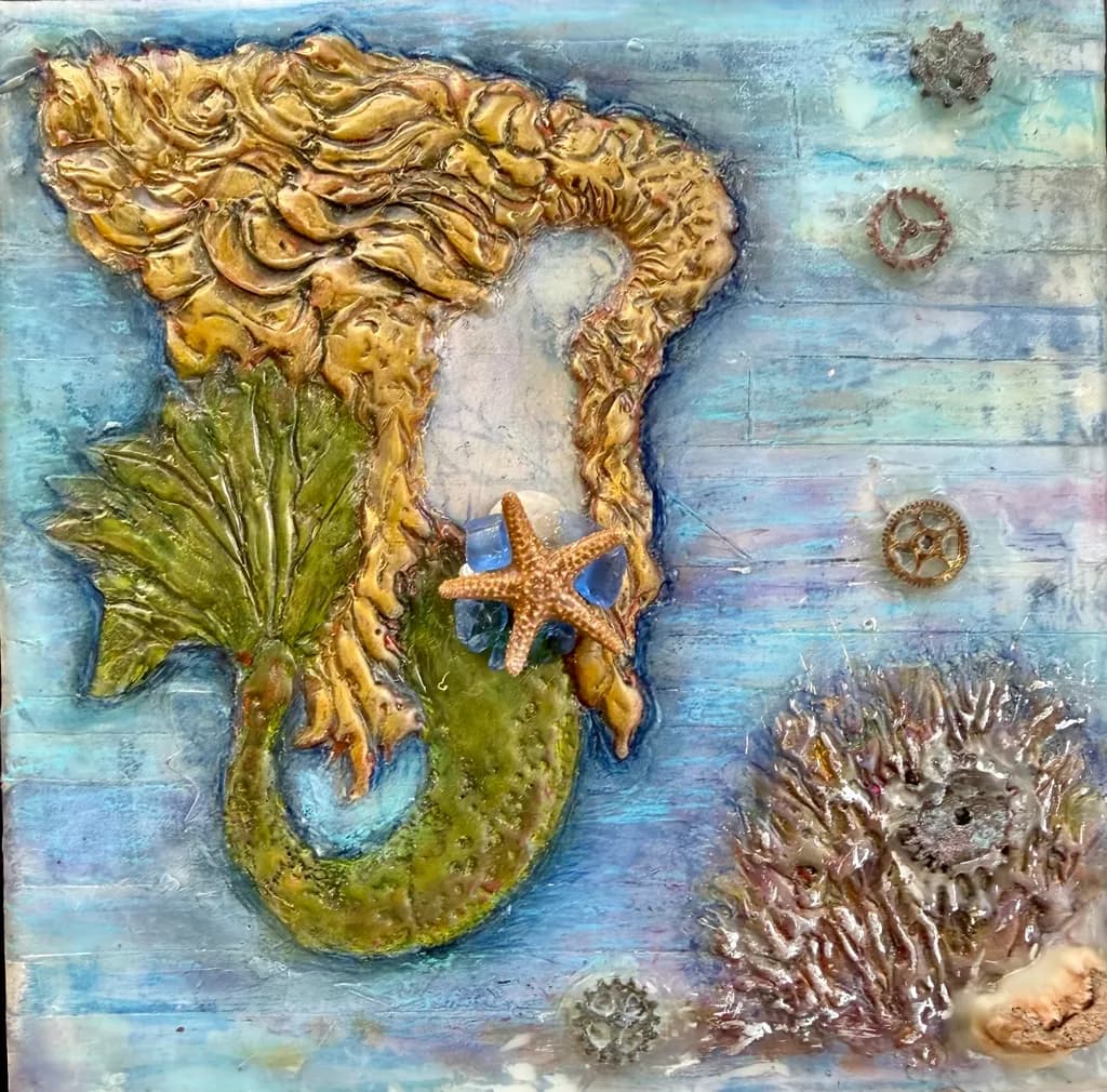 Underwater Mermaid Sculpture