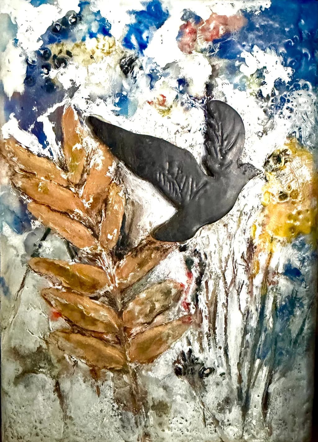 Bird on Leaf Texture