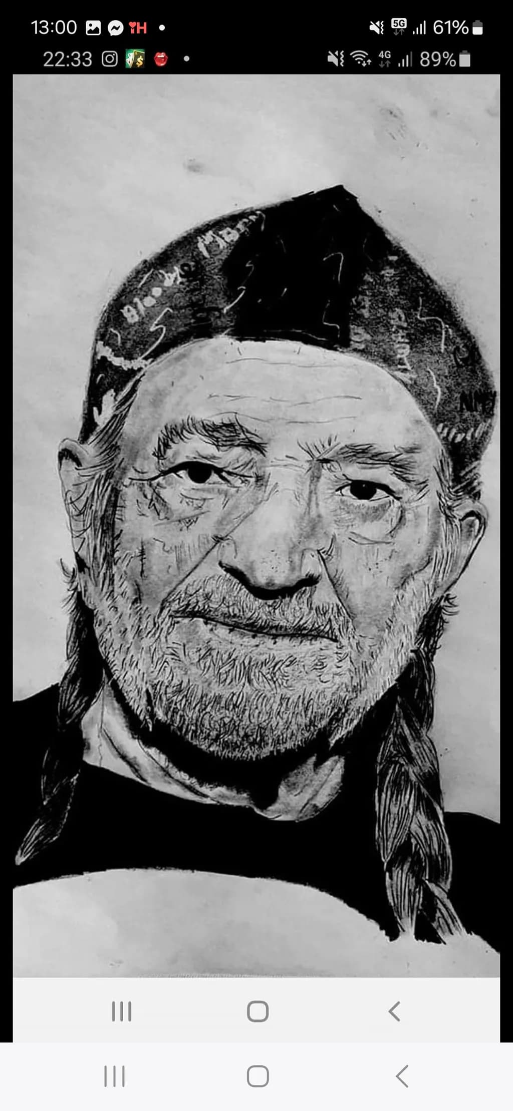 Monochrome Melodies: An Expressive Portrait of a Timeless Musician
