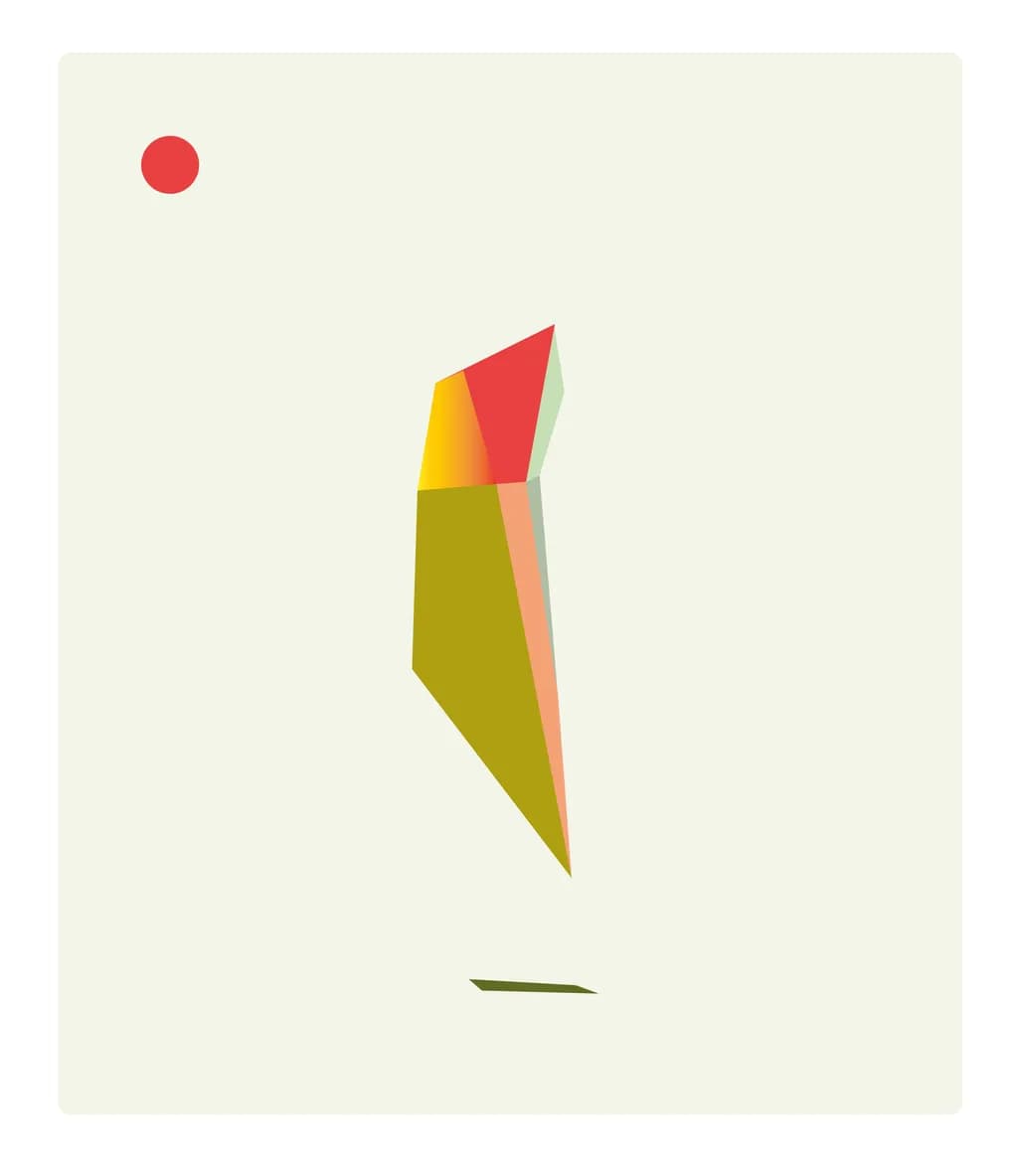 Vibrant Geometric Ascendancy: A Modern Exploration of Color and Form